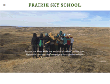 Tablet Screenshot of prairieskyschool.net